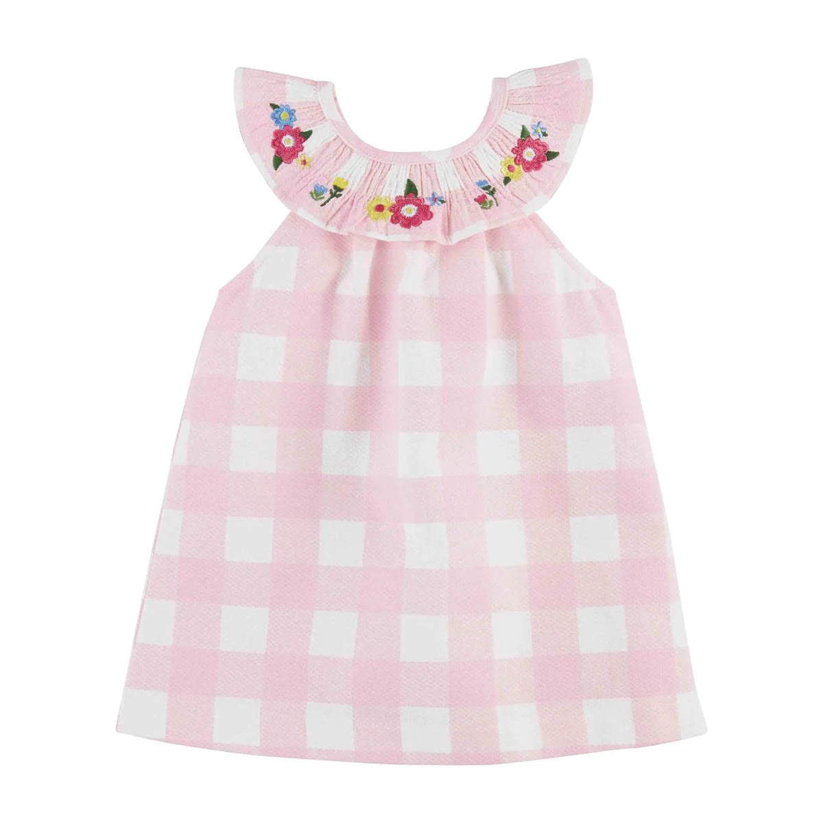 PINK GINGHAM TODDLER DRESS