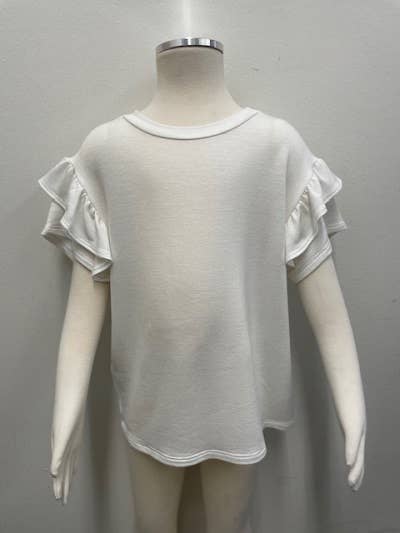 Kids size ruffle top