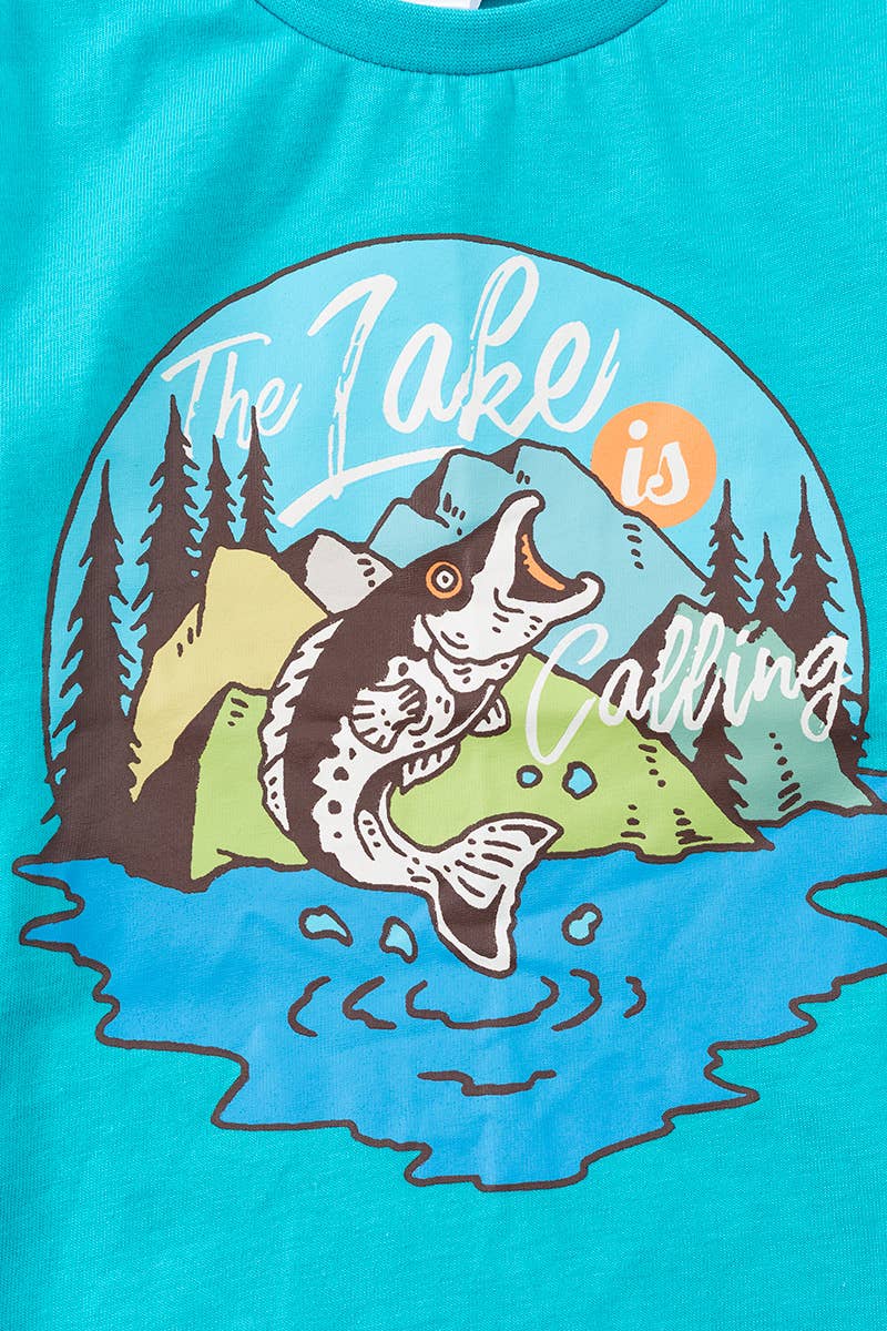 "THE LAKE IS CALLING" TEE SHIRT