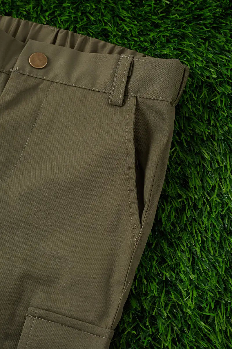 ARMY GREEN CARGO PANTS