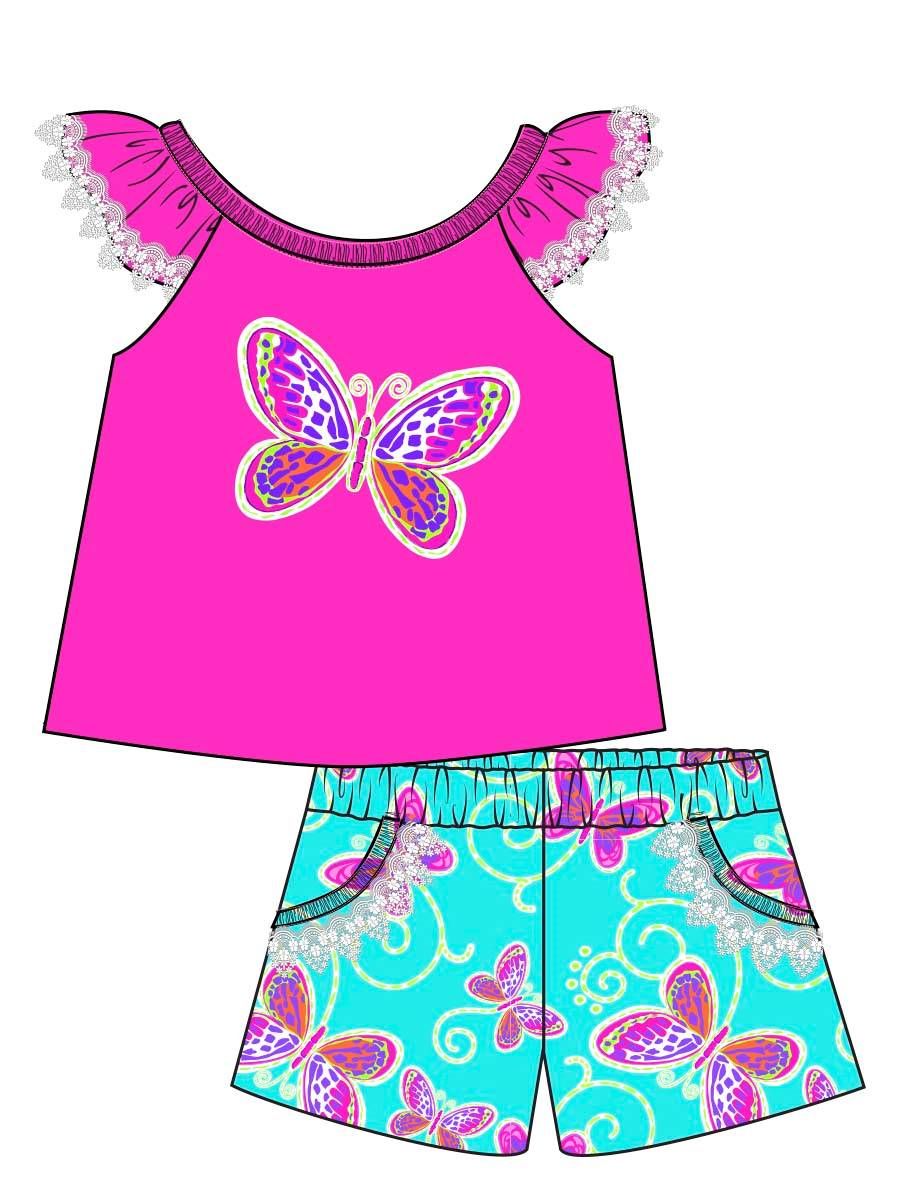 Butterfly Short Set