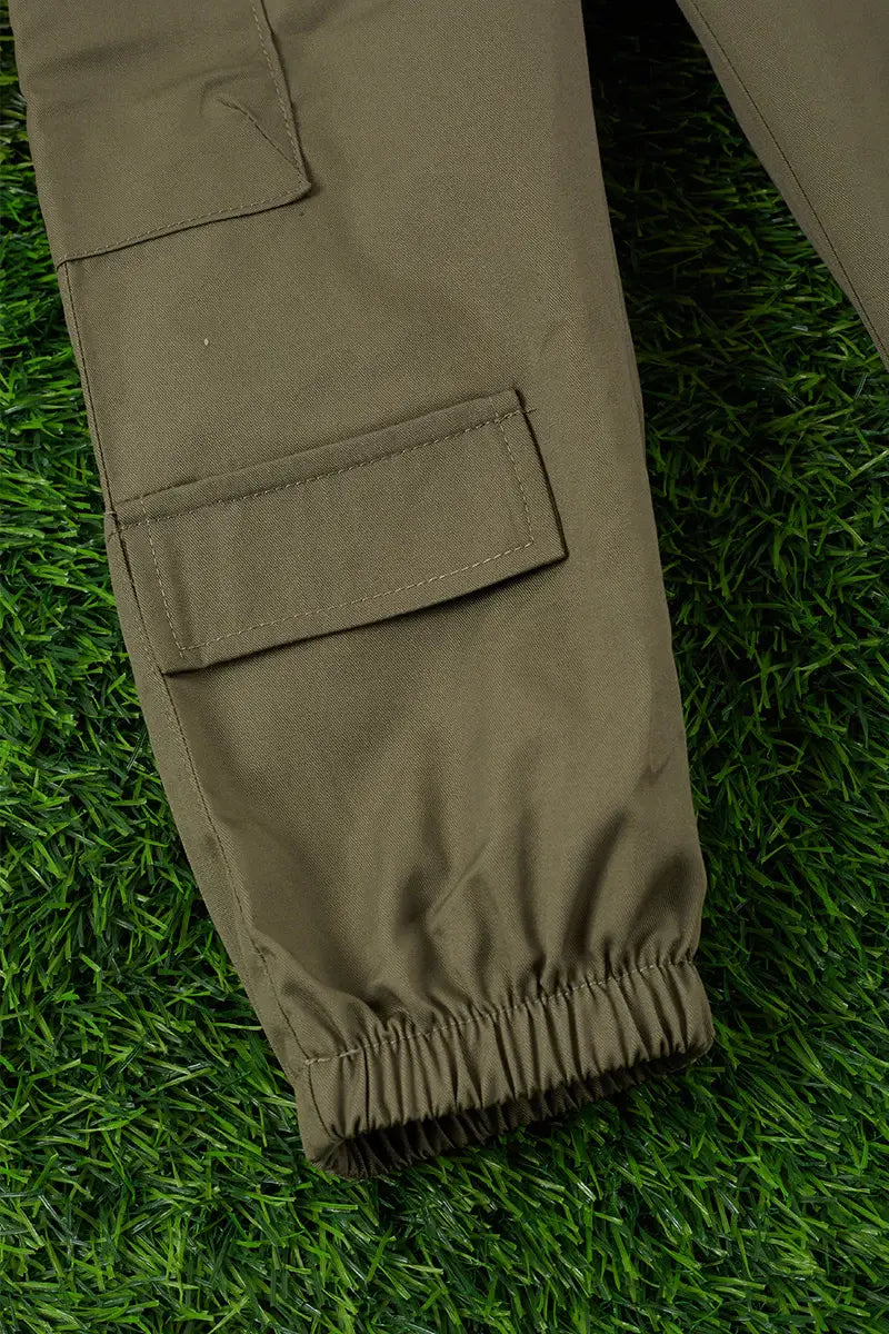 ARMY GREEN CARGO PANTS