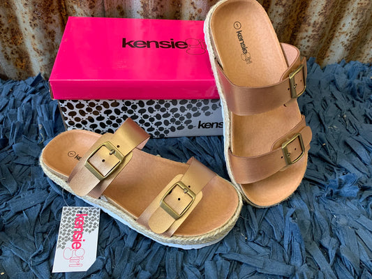 Just Beachy Sandal- Rose Gold