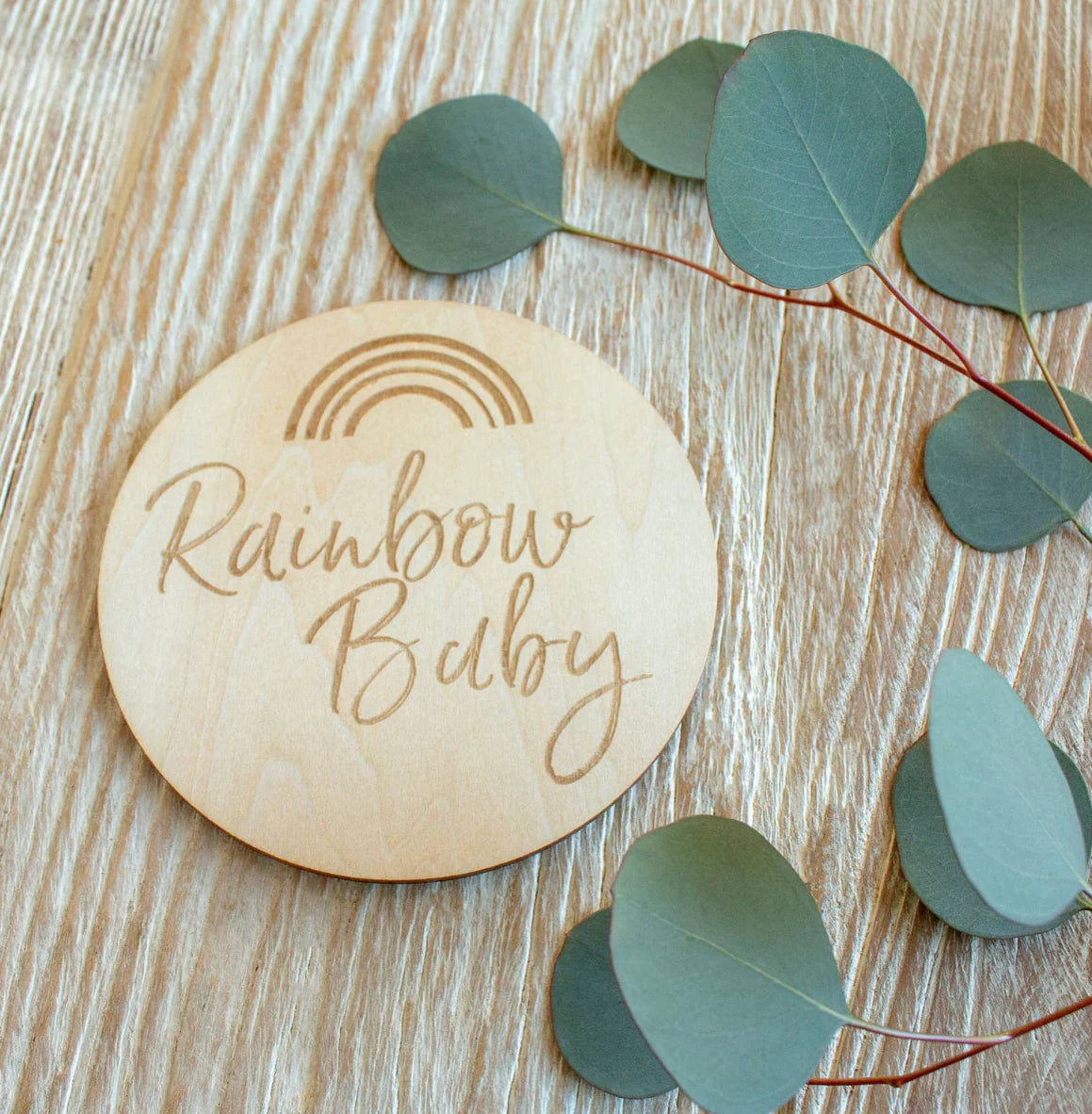 Rainbow Baby Milestone Disc