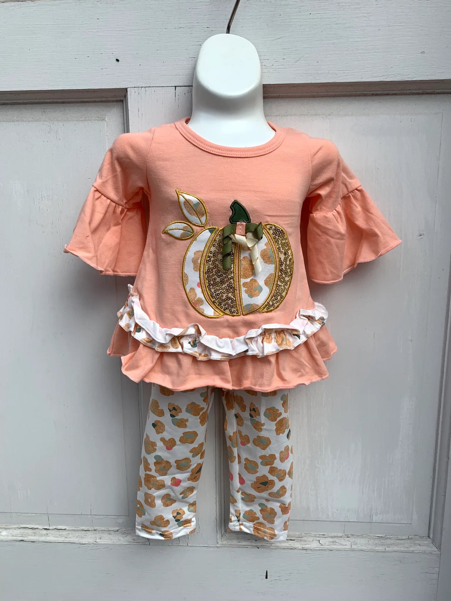 Peach Pumpkin 2 pc Set